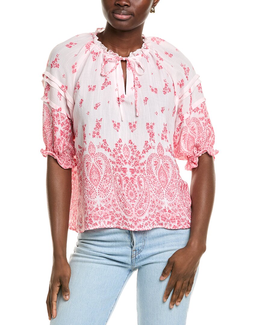 Nanette Nanette Lepore womens Blouse, l, Red